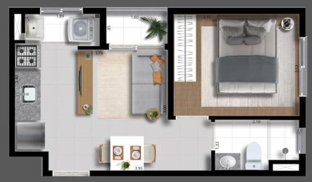 Apartamento, 2 quartos, 32 m² - Foto 4