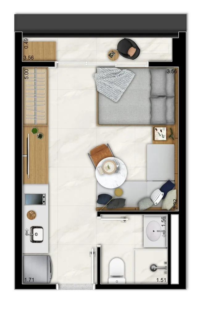 Kitnet-Studio, 22 m² - Foto 9