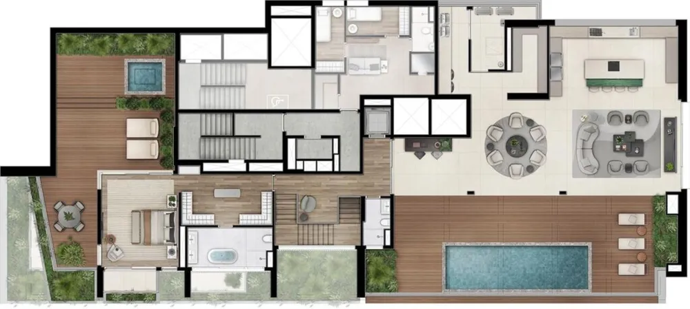 Cobertura, 5 quartos, 923 m² - Foto 12