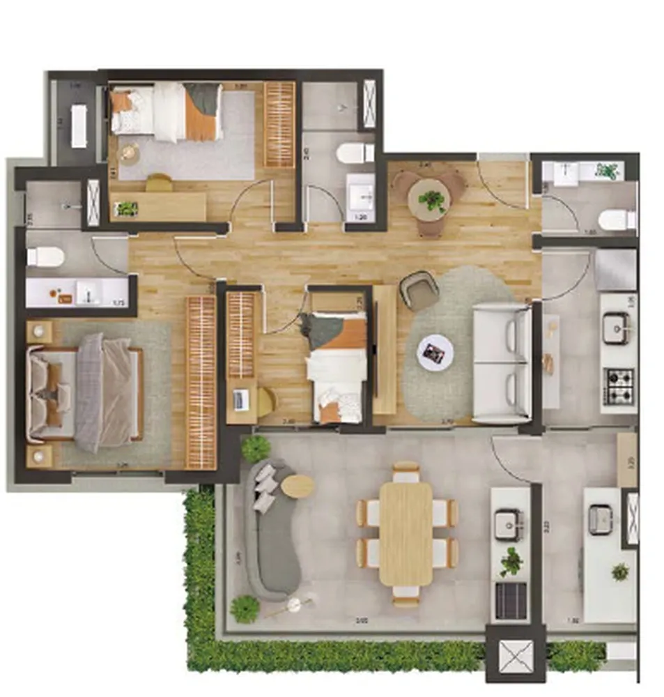 Apartamento, 3 quartos, 111 m² - Foto 6