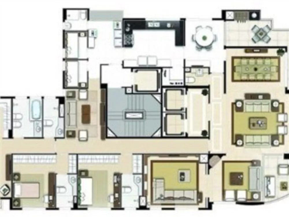 Apartamento à venda e aluguel com 4 quartos, 287m² - Foto 2