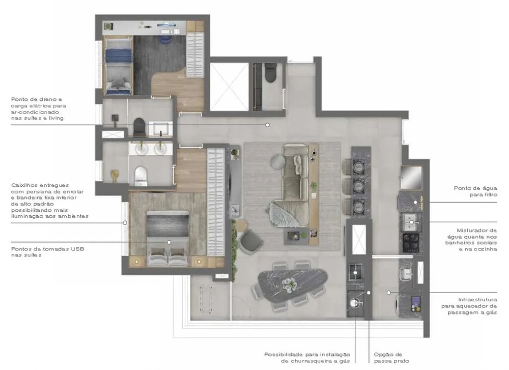 Apartamento, 3 quartos, 169 m² - Foto 4