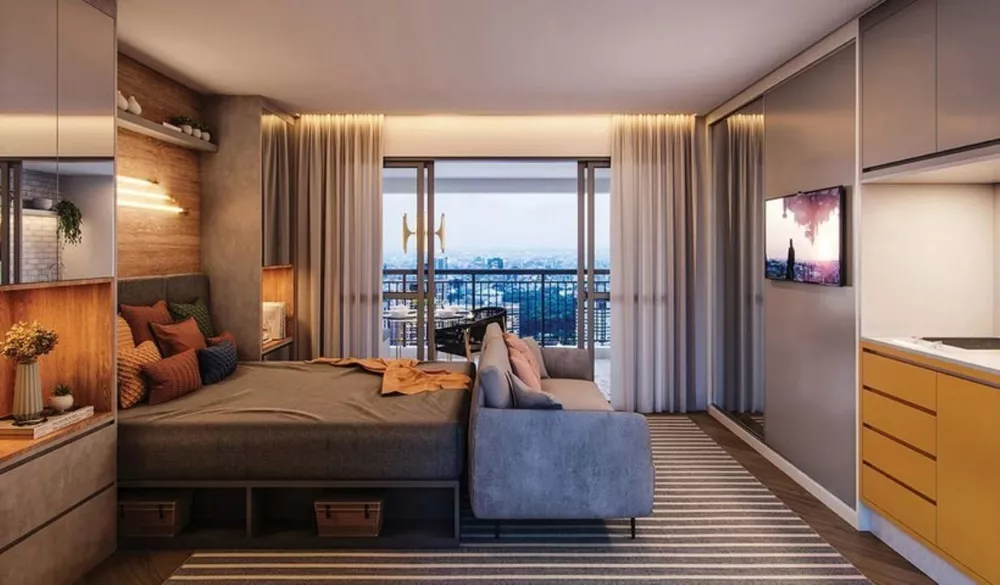 Apartamento, 1 quarto, 39 m² - Foto 1