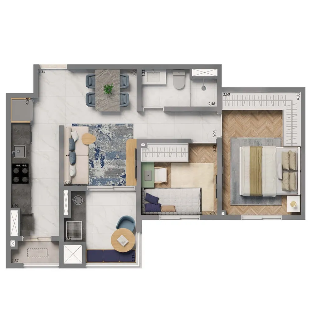 Apartamento, 3 quartos, 104 m² - Foto 11