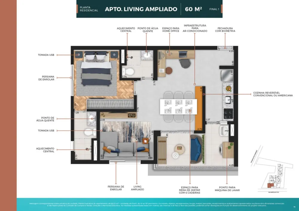 Apartamento, 1 quarto, 25 m² - Foto 7