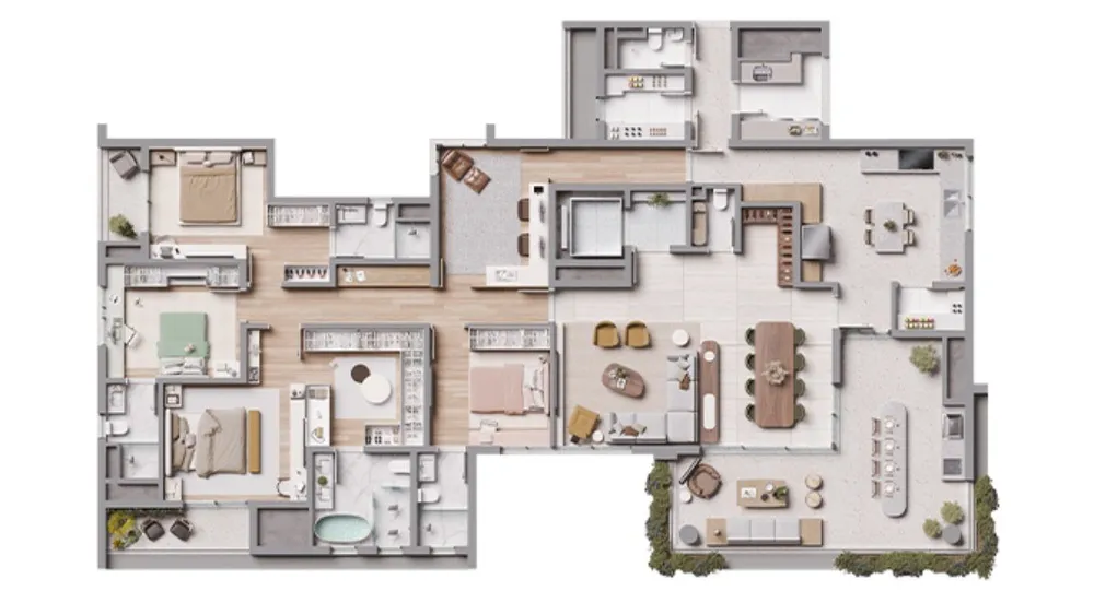 Apartamento, 4 quartos, 243 m² - Foto 9