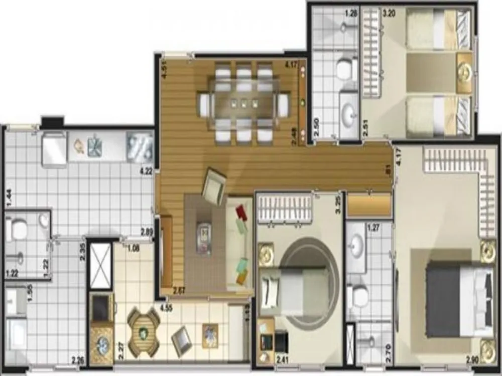 Apartamento, 3 quartos, 119 m² - Foto 10