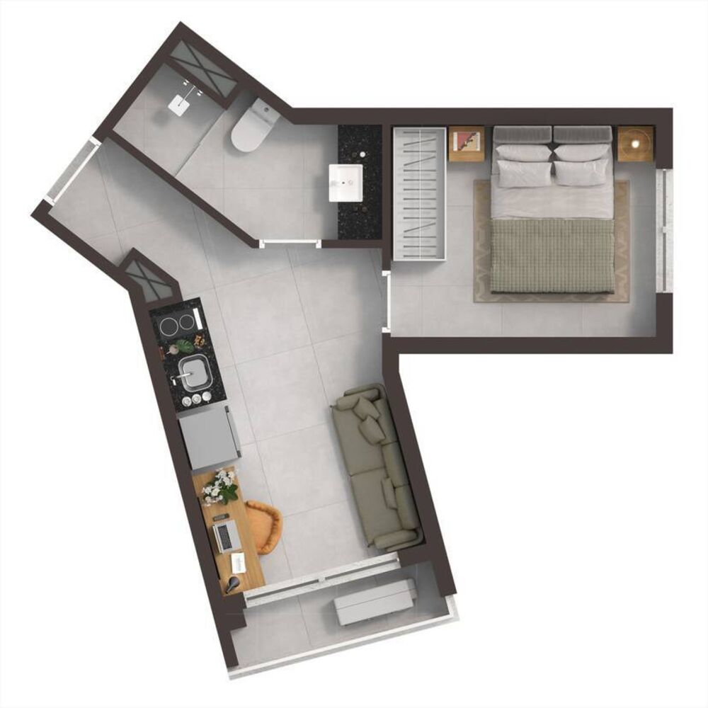 Apartamento, 1 quarto, 18 m² - Foto 8