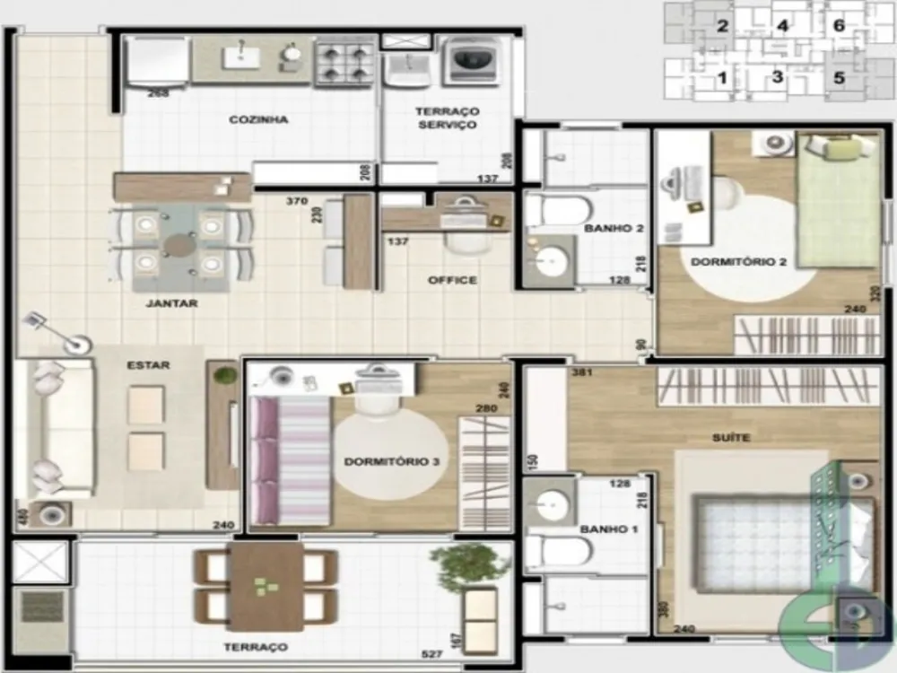 Apartamento, 3 quartos, 78 m² - Foto 6