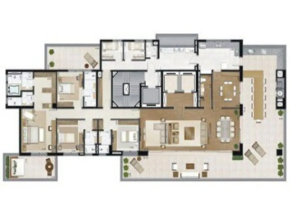 Apartamento, 4 quartos, 407 m² - Foto 7