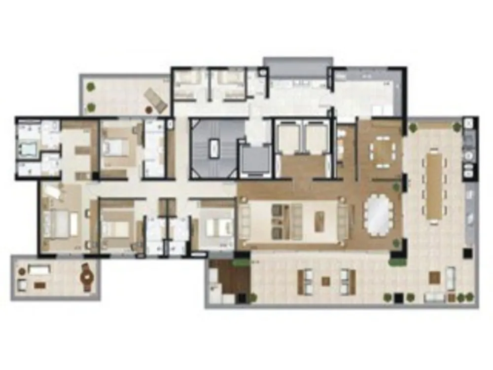 Apartamento, 4 quartos, 407 m² - Foto 6
