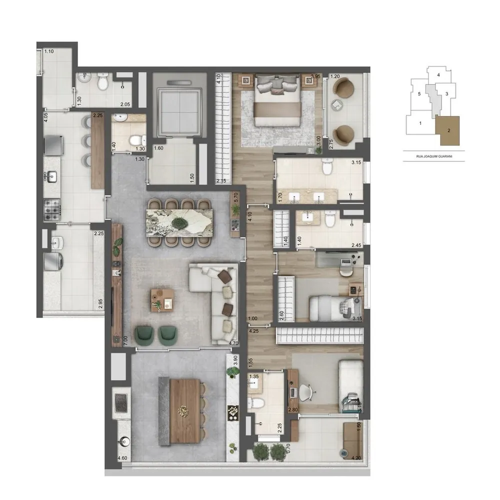Apartamento, 2 quartos, 110 m² - Foto 11