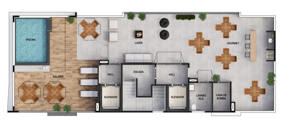 Apartamento, 2 quartos, 33 m² - Foto 10