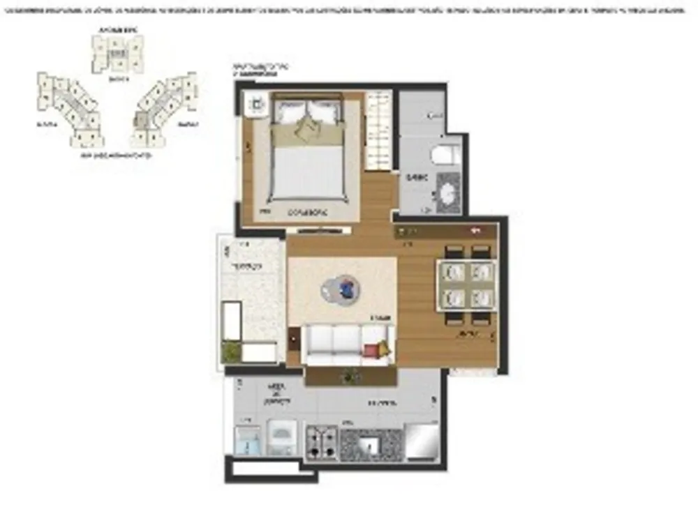 Apartamento, 1 quarto, 33 m² - Foto 10