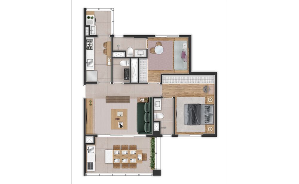 Apartamento, 2 quartos, 73 m² - Foto 18