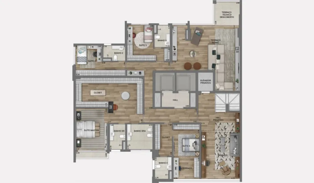 Apartamento, 4 quartos, 280 m² - Foto 10