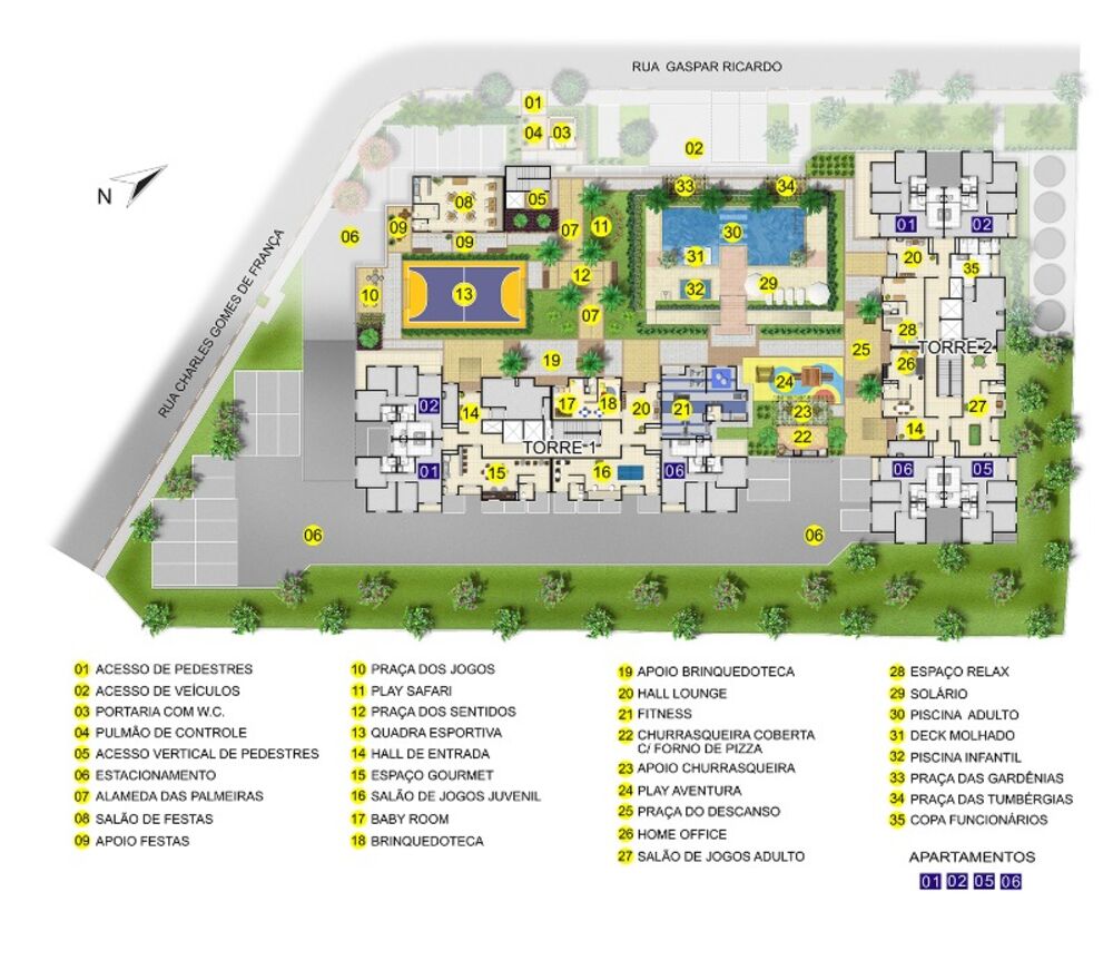 Apartamento, 3 quartos, 63 m² - Foto 2