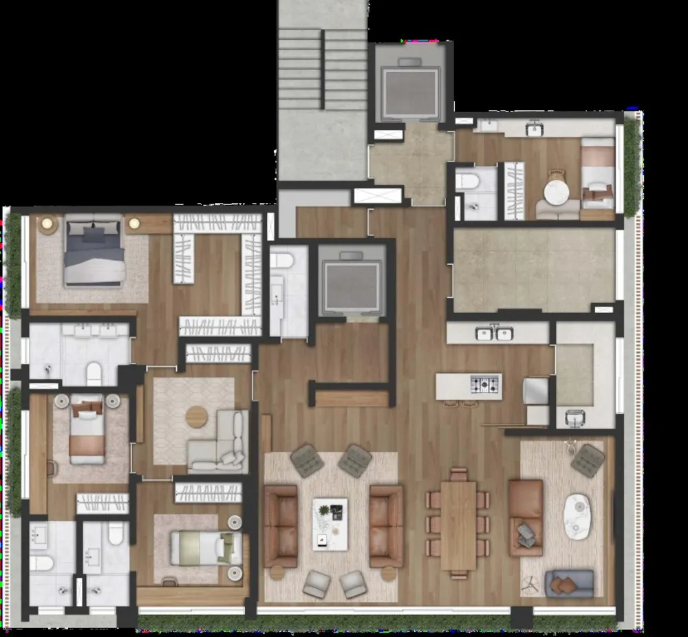 Apartamento, 3 quartos, 211 m² - Foto 11