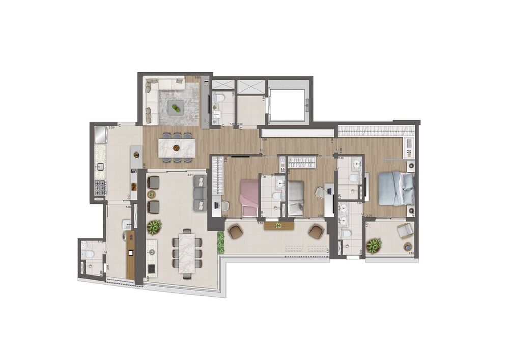 Cobertura, 3 quartos, 333 m² - Foto 8