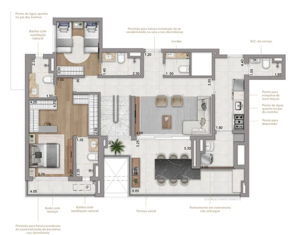 Cobertura, 3 quartos, 270 m² - Foto 12