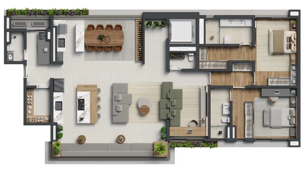 Apartamento, 4 quartos, 246 m² - Foto 12