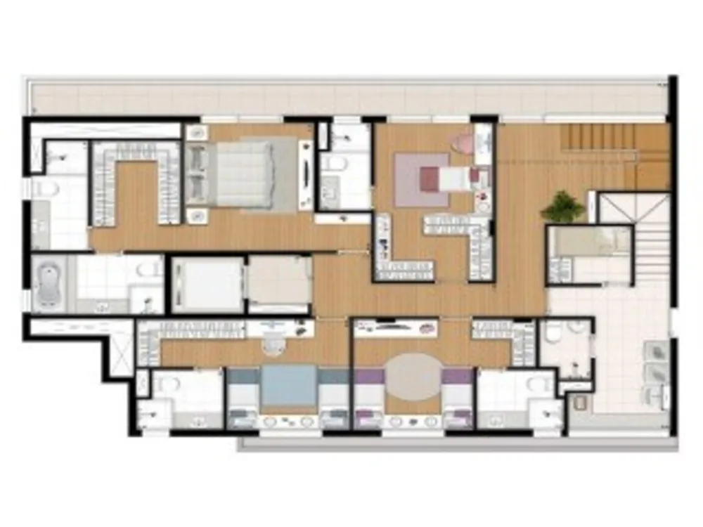 Apartamento, 4 quartos, 215 m² - Foto 2