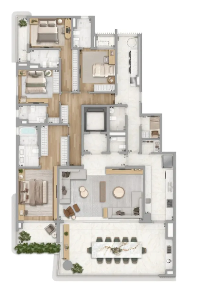 Cobertura, 5 quartos, 566 m² - Foto 10