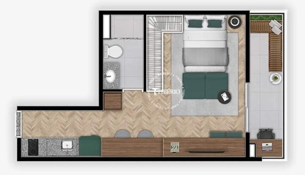 Kitnet-Studio, 45 m² - Foto 5