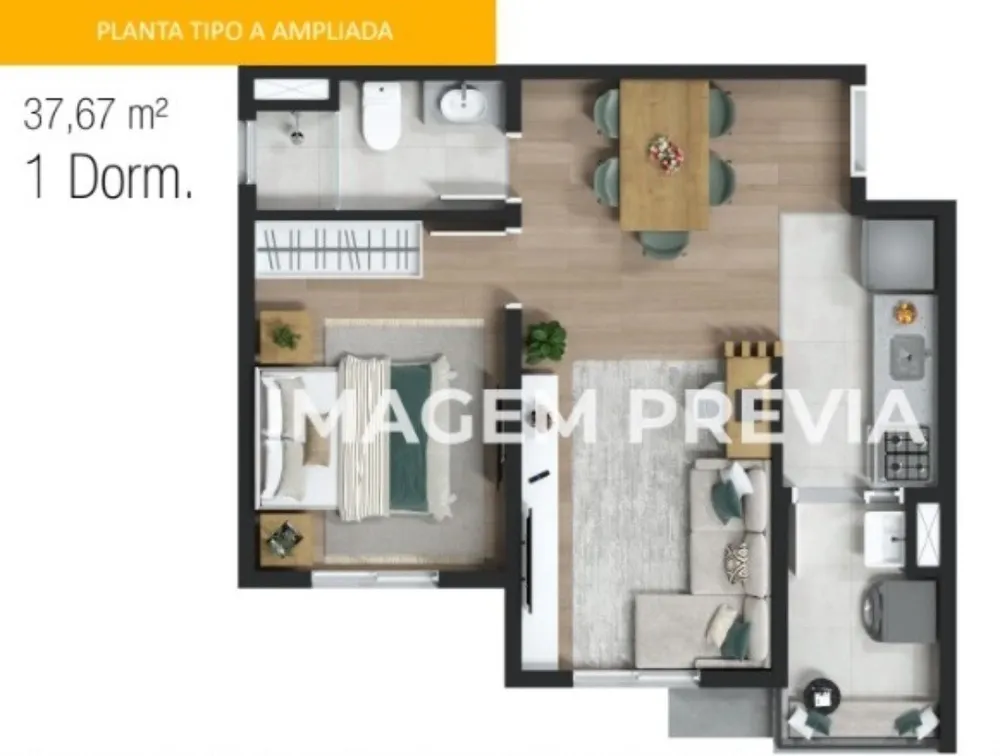 Apartamento, 2 quartos, 38 m² - Foto 11