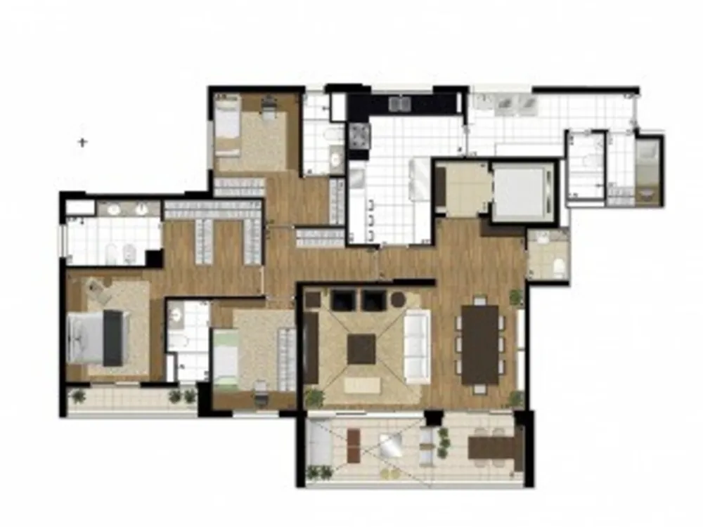 Apartamento, 3 quartos, 243 m² - Foto 4