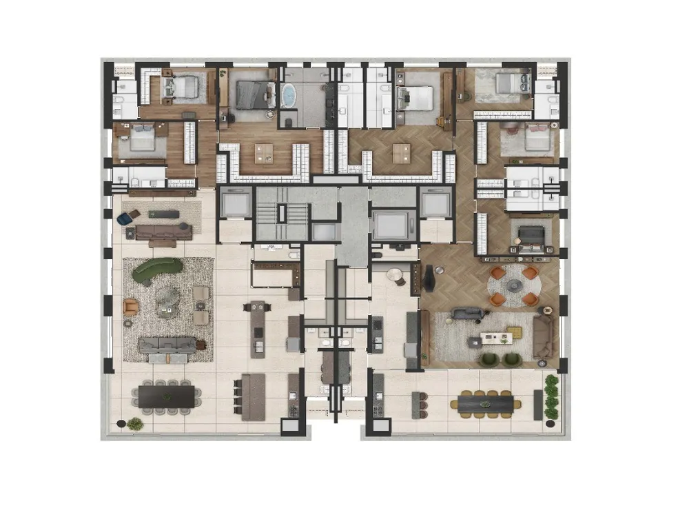 Apartamento, 4 quartos, 321 m² - Foto 1