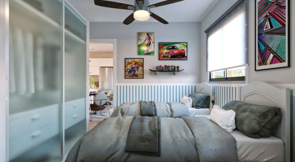 Apartamento à venda com 2 quartos, 45m² - Foto 2