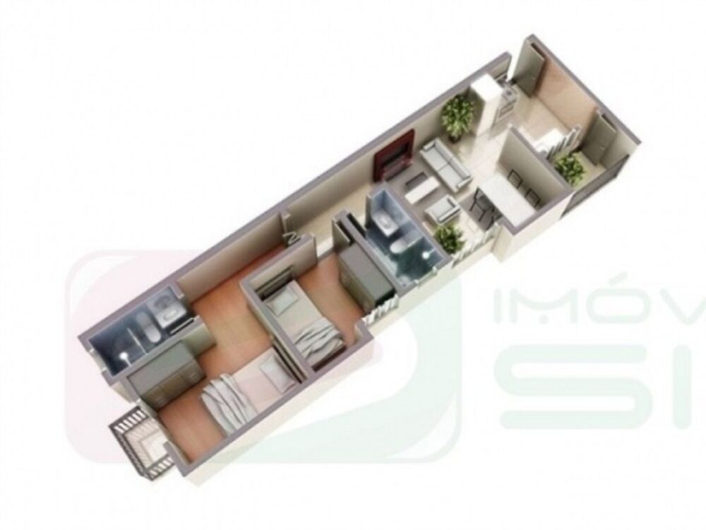 Apartamento, 2 quartos, 53 m² - Foto 2