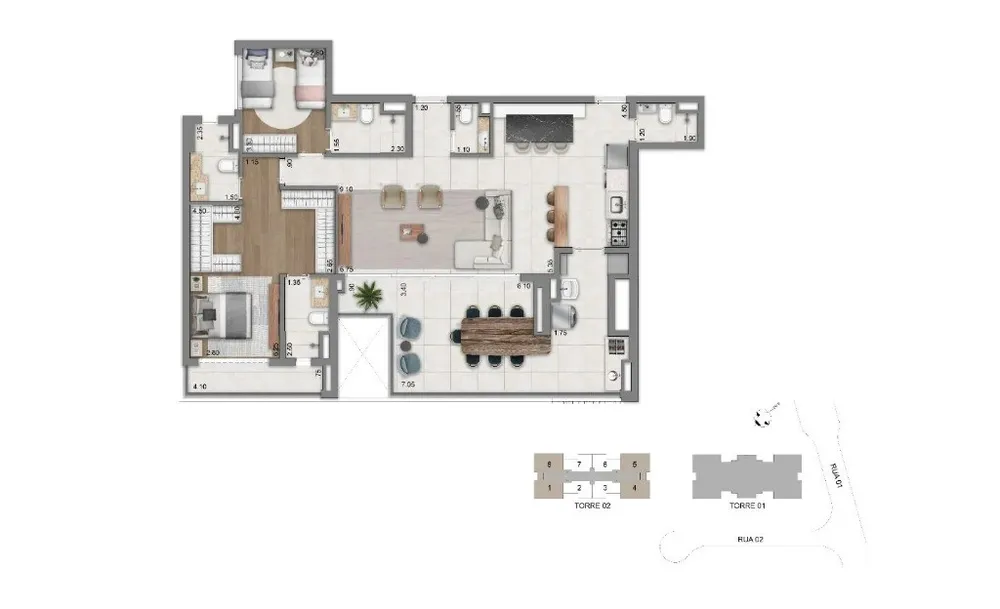Apartamento, 3 quartos, 134 m² - Foto 5