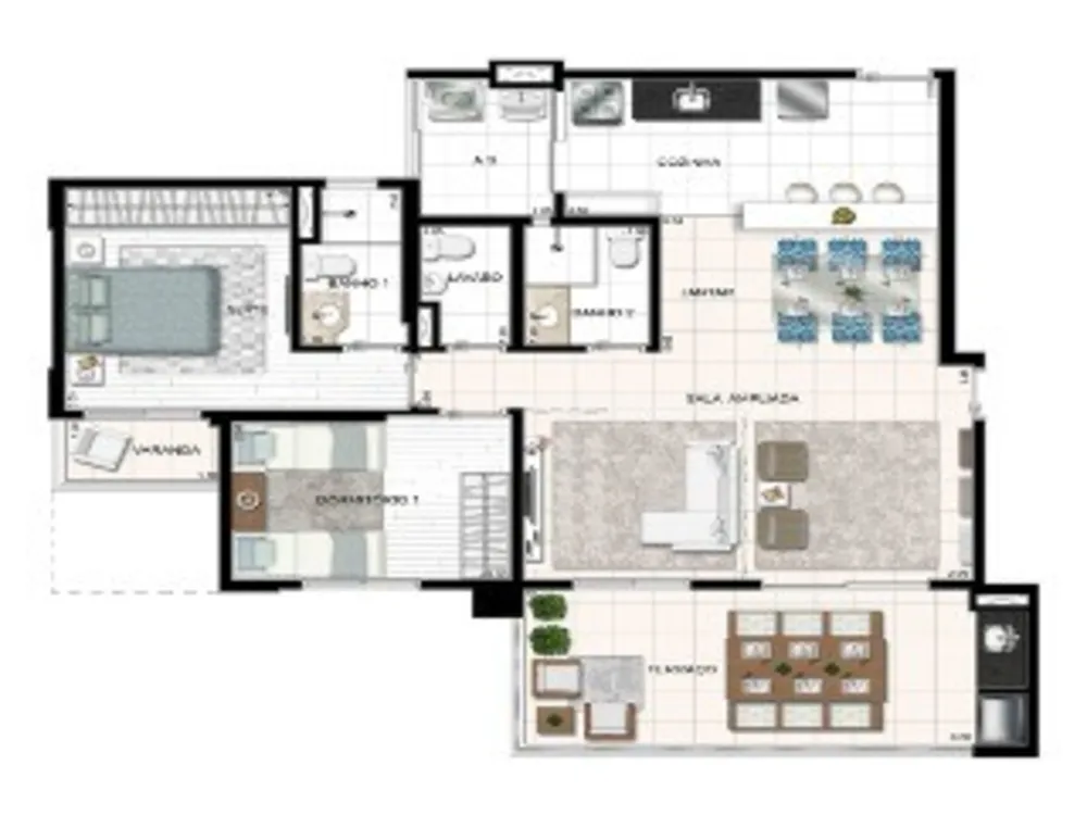 Apartamento, 2 quartos, 98 m² - Foto 12
