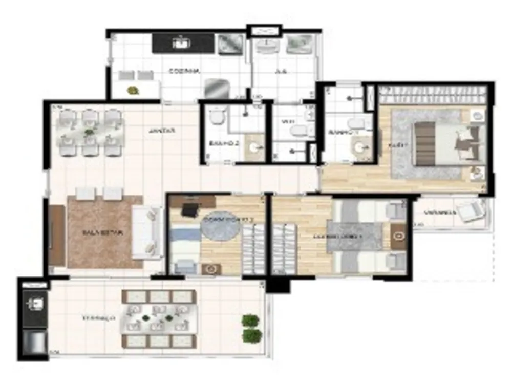 Apartamento, 2 quartos, 98 m² - Foto 9