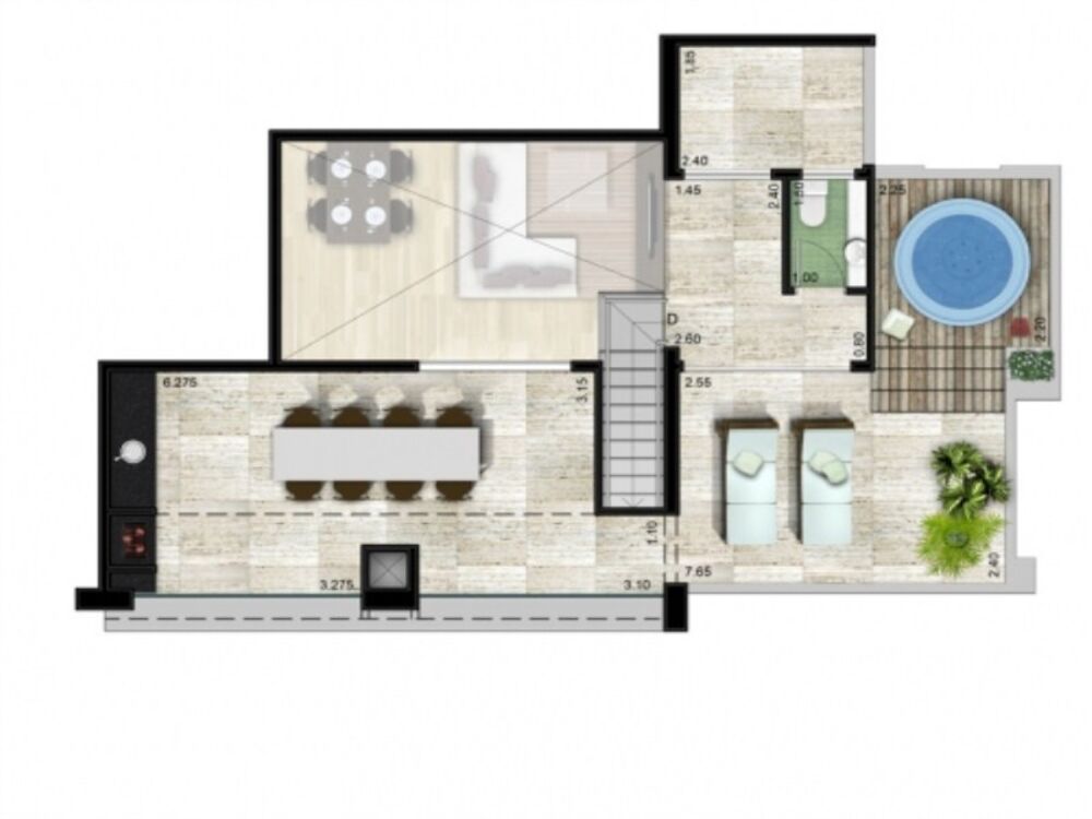 Cobertura, 2 quartos, 139 m² - Foto 8