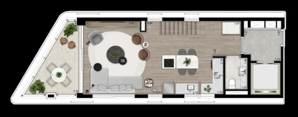 Apartamento, 1 quarto, 82 m² - Foto 8