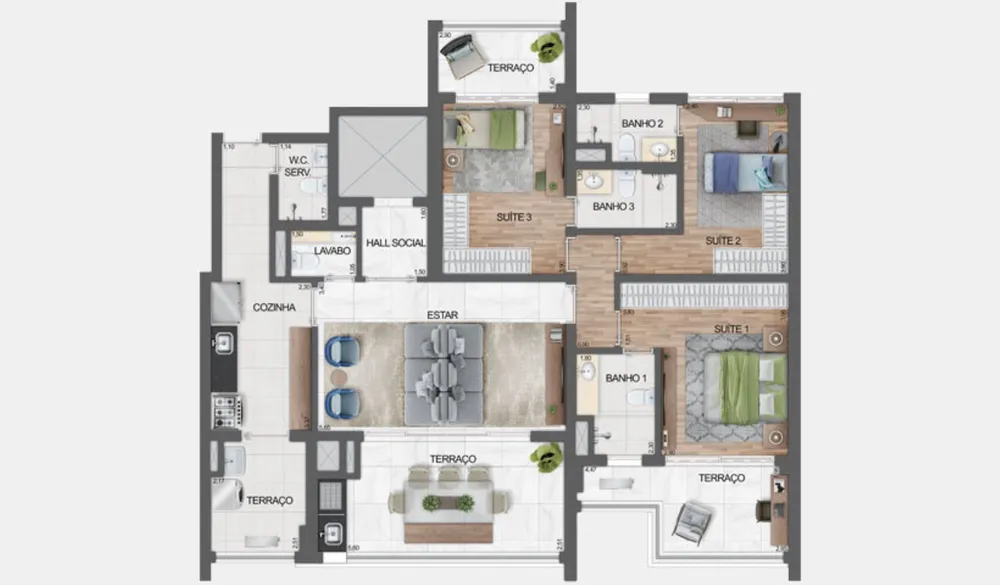Apartamento, 4 quartos, 181 m² - Foto 18