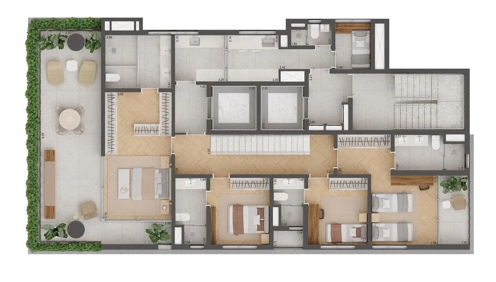 Apartamento, 3 quartos, 165 m² - Foto 10