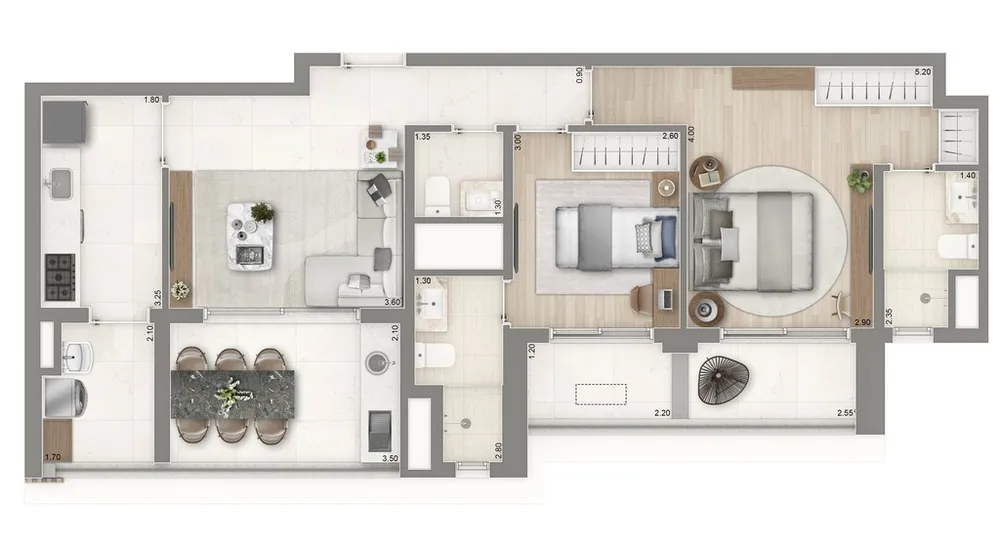 Cobertura, 3 quartos, 264 m² - Foto 10