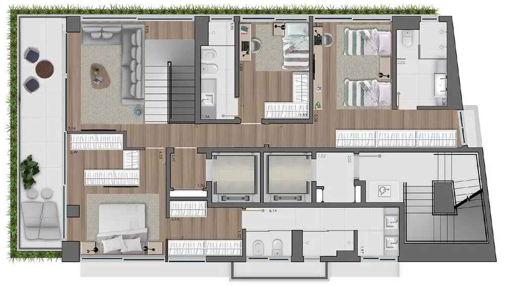 Apartamento, 2 quartos, 162 m² - Foto 15
