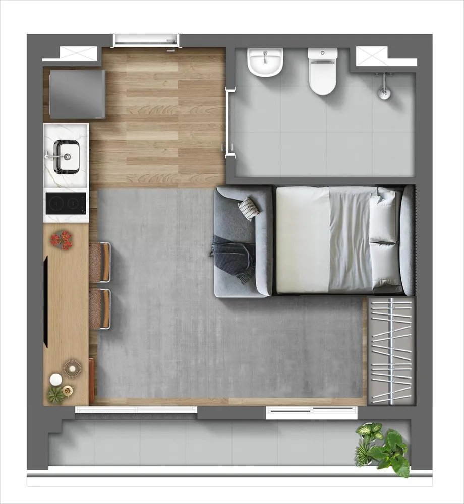 Apartamento, 2 quartos, 59 m² - Foto 10