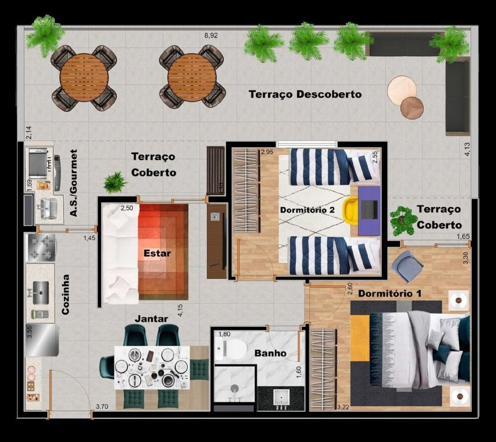 Apartamento, 2 quartos, 42 m² - Foto 5