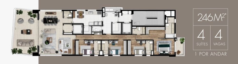 Cobertura, 4 quartos, 512 m² - Foto 9