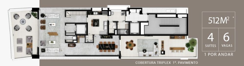 Cobertura, 4 quartos, 512 m² - Foto 16