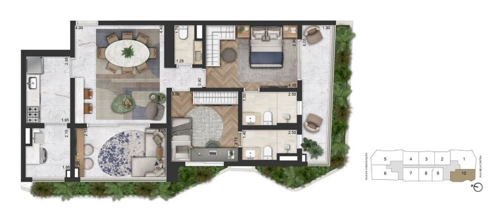 Apartamento, 3 quartos, 169 m² - Foto 9