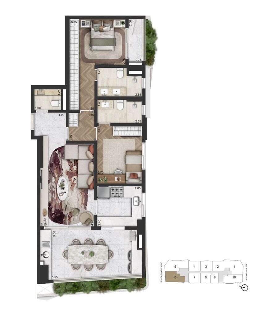 Apartamento, 3 quartos, 169 m² - Foto 7