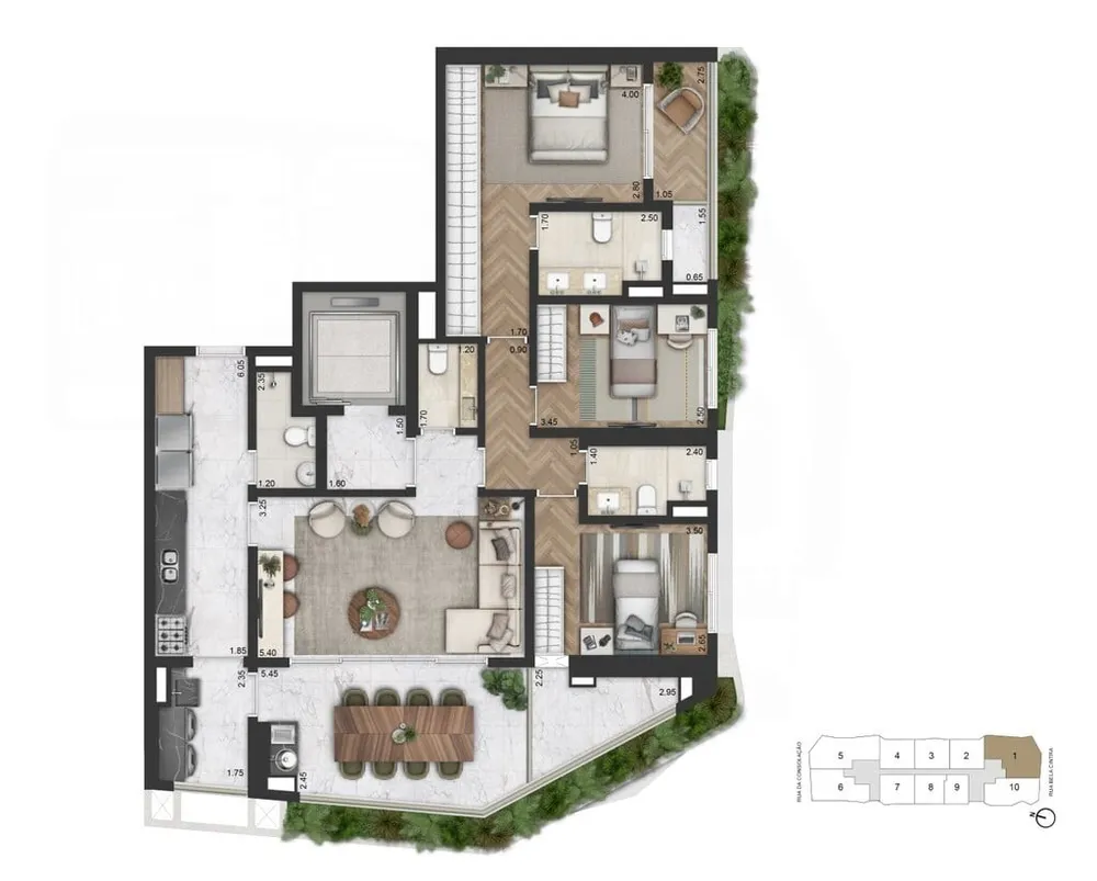 Apartamento, 3 quartos, 169 m² - Foto 16