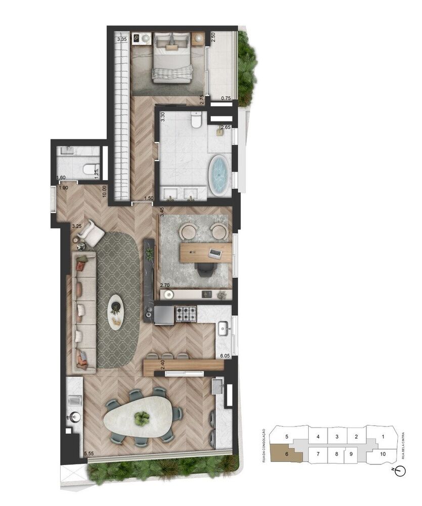 Apartamento, 3 quartos, 169 m² - Foto 8